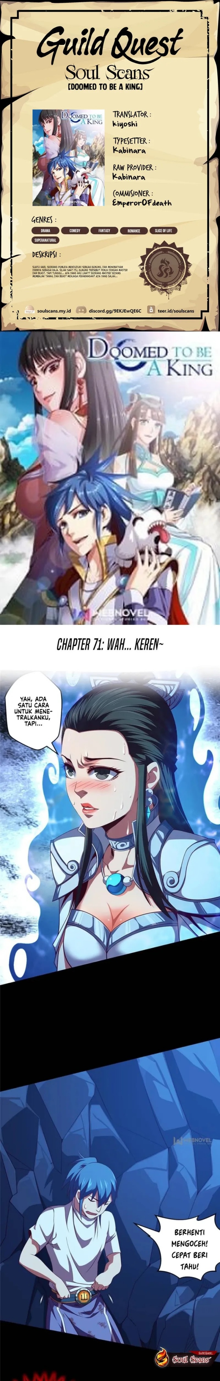 Doomed To Be A King Chapter 71 Bahasa Indonesia